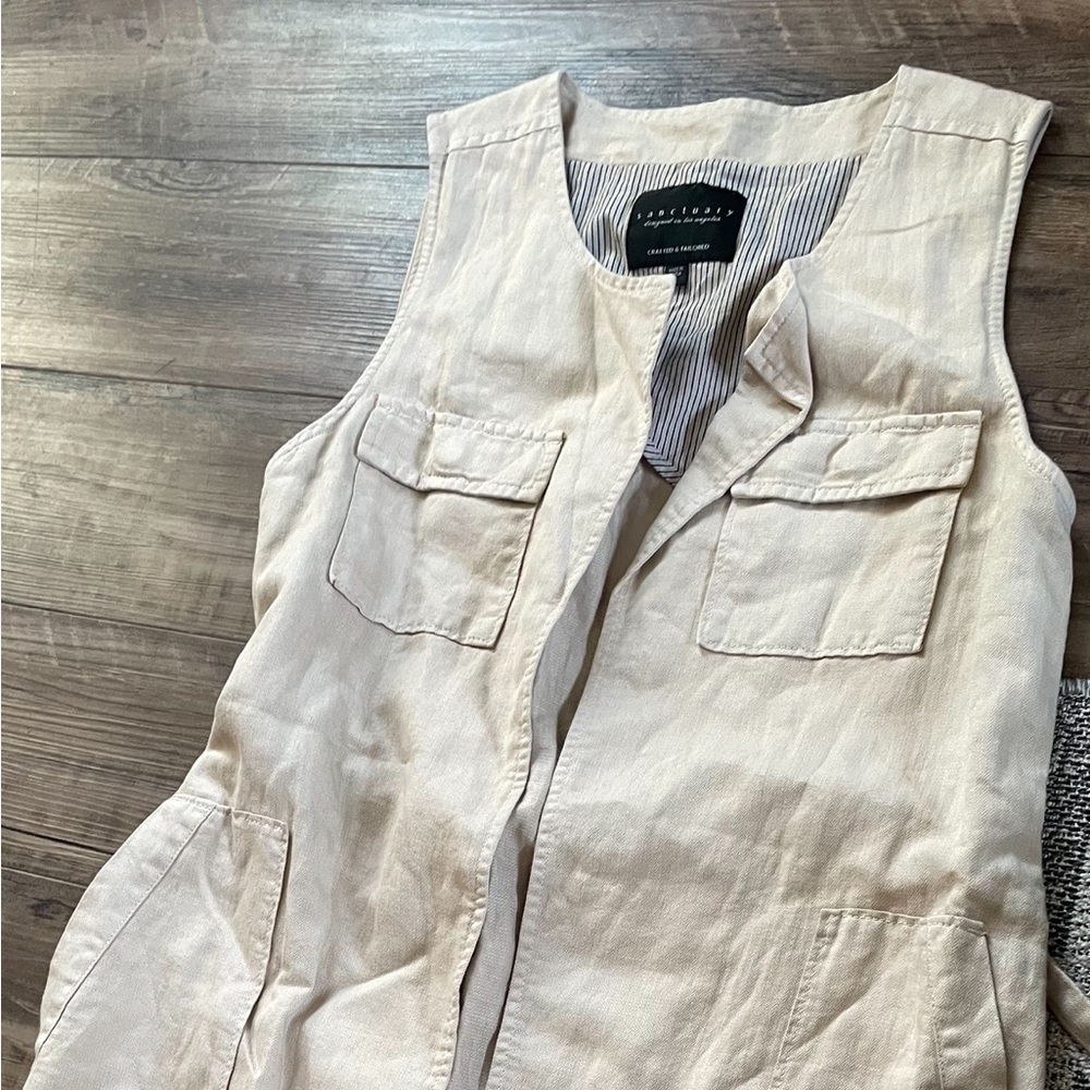 Sanctuary Long Vest/Outerwear